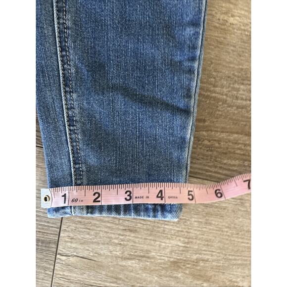 Judy Blue Jeans Size 3/26 Blue Skinny Mid Rise Whisker Stretch Normcore Denim - Picture 9 of 12